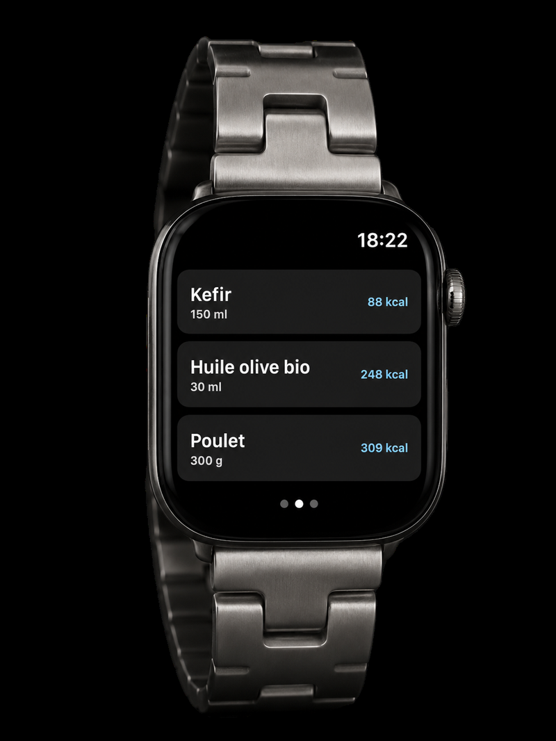 Apple Watch Forge synchronisée avec l'iPhone